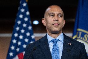 Hakeem Jeffries Gives Weekly Press Conference - Washington