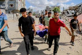 Israeli Attack On Al-Bureij Kills At Least 4 - Gaza