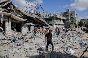 Israeli Attack On Al-Bureij Kills At Least 4 - Gaza