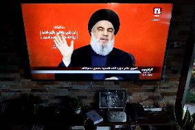 Hezbollah Chief Nasrallah Says Israel Crossed Red Lines - Beirut