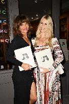 Claudia Schiffer And Helena Christensen At Bookmark Store - NYC