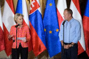 Flood-hit Region Leaders Meeting With Ursula Von Der Leyen To Discuss EU Aid.