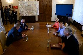 Flood-hit Region Leaders Meeting With Ursula Von Der Leyen To Discuss EU Aid.