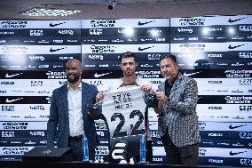 Press conference with Héctor Hernández at Corinthians