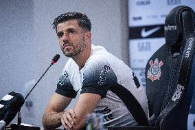 Press conference with Héctor Hernández at Corinthians