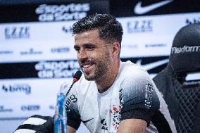 Press conference with Héctor Hernández at Corinthians