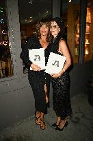 Claudia Schiffer And Helena Christensen At Bookmark Store - NYC