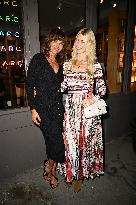 Claudia Schiffer And Helena Christensen At Bookmark Store - NYC