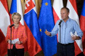 Flood-hit Region Leaders Meeting With Ursula Von Der Leyen To Discuss EU Aid.