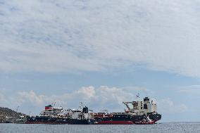 US Flagged Tanker STENA IMPECCABLE Arrives In Agioi Theodoroi Port, Greece