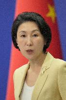 Chinese Foreign Ministry spokeswoman