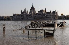 Danube Flood Threatens Budapest - Hungary