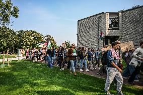 Students Rally For Palestine - Netherlands