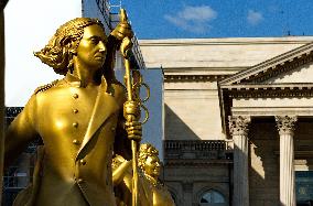 Ten Statues Of Women Honoured At Paris 2024 Opening Ceremony Display At National Assembly - Paris