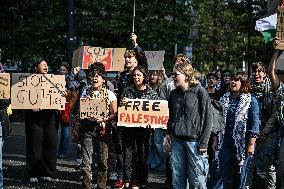 Students Rally For Palestine - Netherlands