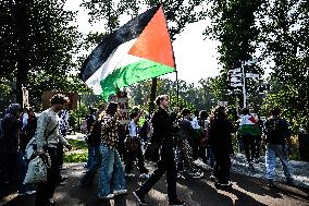 Students Rally For Palestine - Netherlands