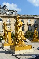 Ten Statues Of Women Honoured At Paris 2024 Opening Ceremony Display At National Assembly - Paris