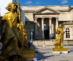 Ten Statues Of Women Honoured At Paris 2024 Opening Ceremony Display At National Assembly - Paris