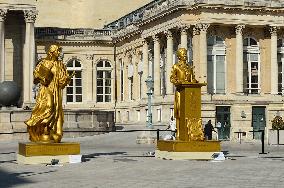 Ten Statues Of Women Honoured At Paris 2024 Opening Ceremony Display At National Assembly - Paris