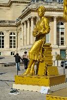 Ten Statues Of Women Honoured At Paris 2024 Opening Ceremony Display At National Assembly - Paris