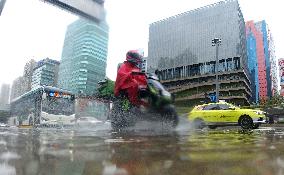 Typhoon Pulasan Floods Shanghai - China