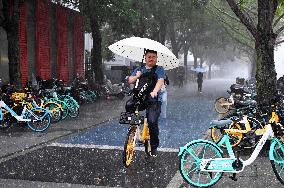 Typhoon Pulasan Floods Shanghai - China