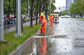 Typhoon Pulasan Floods Shanghai - China