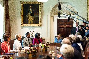 Joe Biden During A Cabinet Meeting - Washington