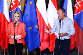 Ursula Von Der Leyen In Poland In Poland