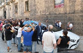 Funeral Of Toto Schillaci In Palermo, Italy