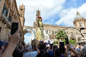 Funeral Of Toto Schillaci In Palermo, Italy