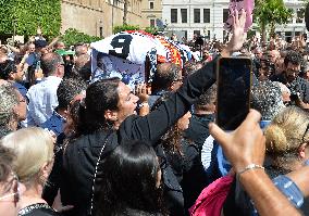 Funeral Of Toto Schillaci In Palermo, Italy