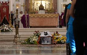 Funeral Of Toto Schillaci In Palermo, Italy