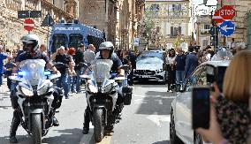 Funeral Of Toto Schillaci In Palermo, Italy