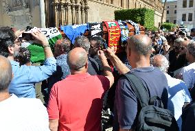 Funeral Of Toto Schillaci In Palermo, Italy