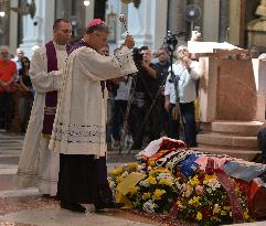 Funeral Of Toto Schillaci In Palermo, Italy