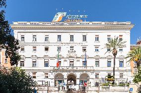 Railway Workers Protest In Rome