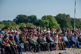 The 80th Commemoration Of The Waal River Crossing Held In Nijmegen.