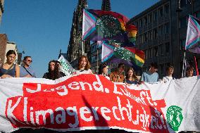 Fridays For Future Demo In Cologne