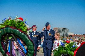 The 80th Commemoration Of The Waal River Crossing Held In Nijmegen.