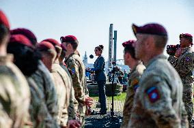 The 80th Commemoration Of The Waal River Crossing Held In Nijmegen.