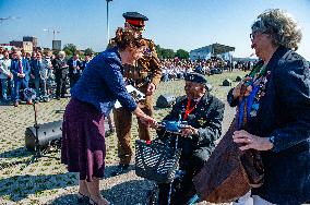 The 80th Commemoration Of The Waal River Crossing Held In Nijmegen.