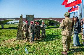 The 80th Commemoration Of The Waal River Crossing Held In Nijmegen.