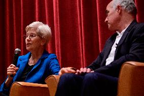 U.S. Senators Bob Casey, Elizabeth Warren Rally in Ambler, Pennsylvania