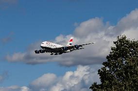 British Airways Airbus A380 Superjumbo Aircraft