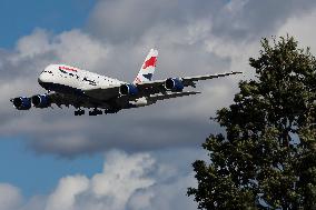 British Airways Airbus A380 Superjumbo Aircraft