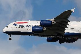 British Airways Airbus A380 Superjumbo Aircraft