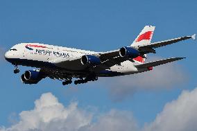 British Airways Airbus A380 Superjumbo Aircraft