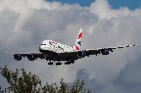 British Airways Airbus A380 Superjumbo Aircraft