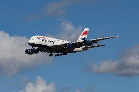 British Airways Airbus A380 Superjumbo Aircraft